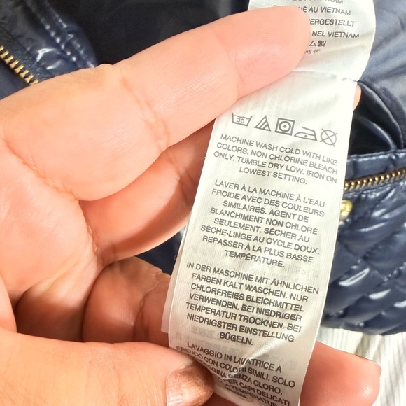 J.Crew Quilted Puffer Vest Navy XXS - Picture 6 of 8